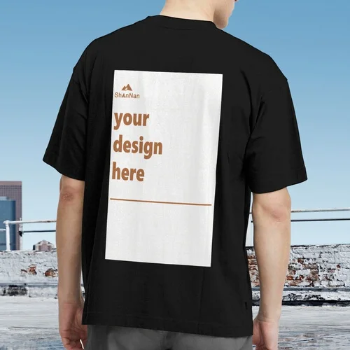 180GSM-High-Quality-Comfortable-T-Shirt-Blank-Plain-Black-Crew-Neck-T-Shirt-100-Cotton-Tshirt-for-Men