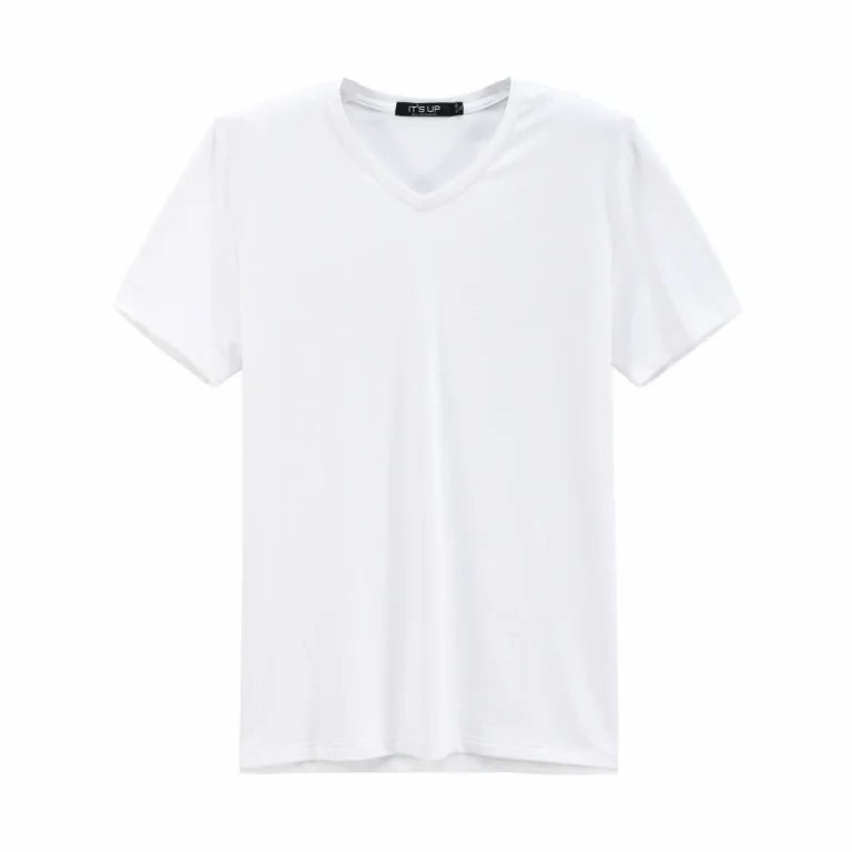 180grams-MOQ-100-Pieces-Custom-Logo-Knittedcotton-Printing-Solid-Color-V-Neck-Short-Sleeve-Oversized-Mens-T-Shirts