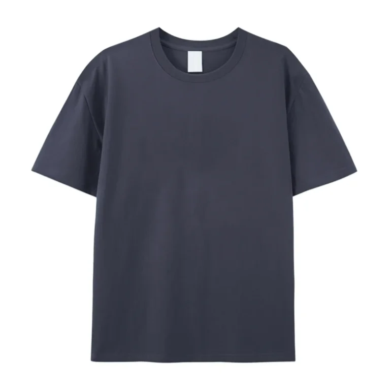 180gsm-Drop-Shoulder-Quarter-Sleeve-Oversized-Pre-shrunk-100-Heavy-Cotton-Solid-Color-Blank-T-Shirt-for-Men