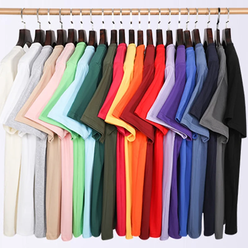 200Gsm-Cotton-T-Shirt-Unisex-Plain-Tshirts-With-Logo-Custom-Logo-Printed-Tee-Shirts-Personalized-T-shirts-Pour-Hommes-1