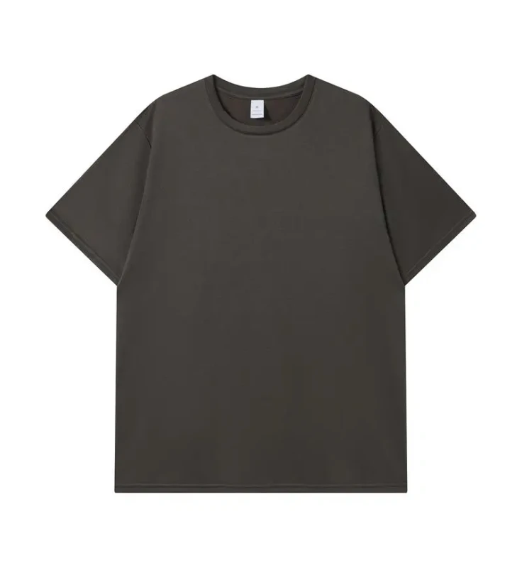200g-Heavyweight-100-Polyester-T-Shirt-Fashion-Crew-Neck-Short-Sleeve-Wrinkle-Free-Quick-Dry-Summer-Wear-Premium-Quality-Tee