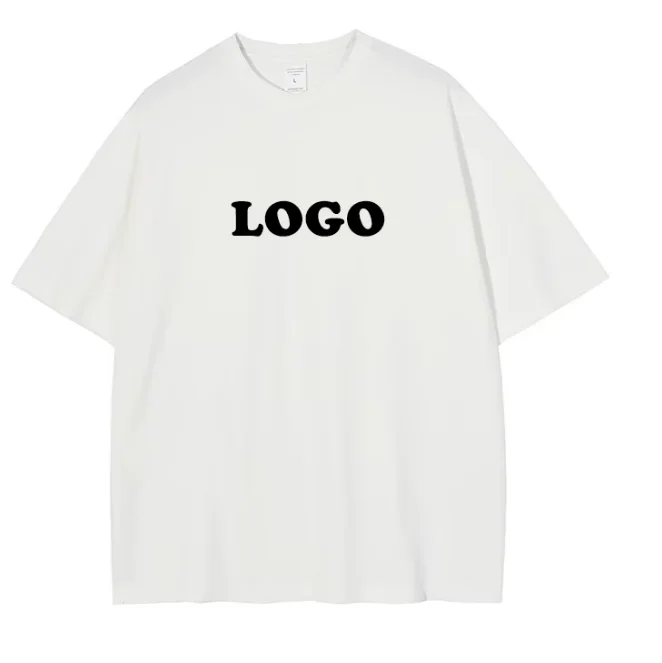 220g-Knitted-Fabric-Custom-Logo-Plain-Casual-Clothing-100-Cotton-Mens-Summer-T-Shirts