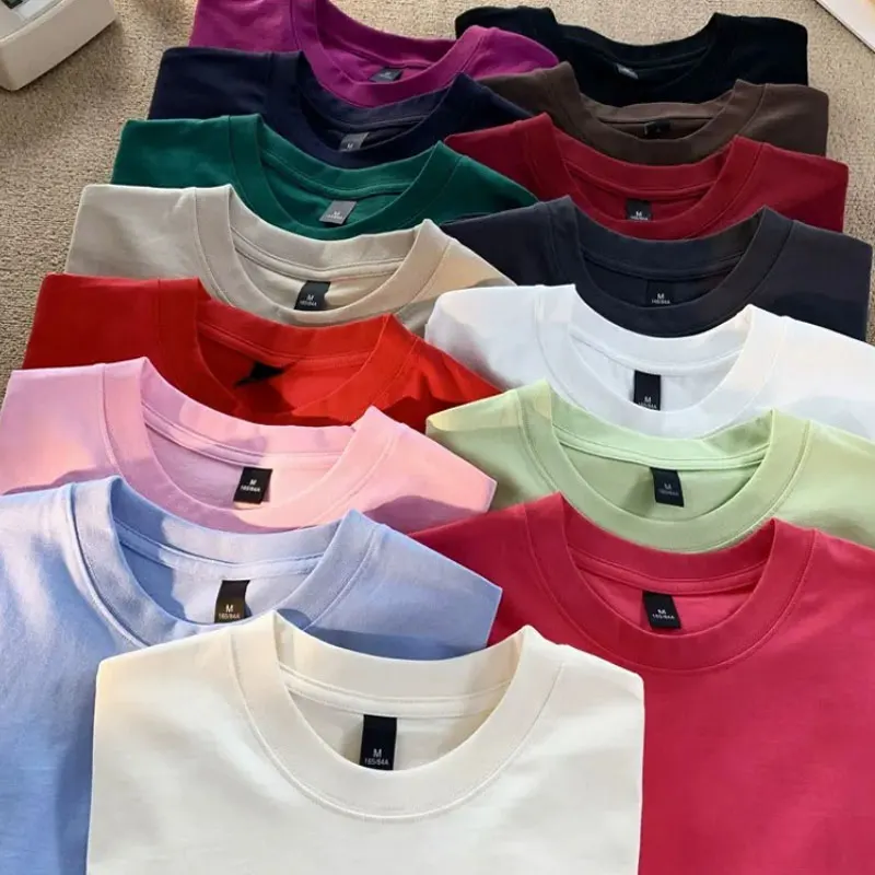220gsm-Heavyweight-100-Cotton-Custom-Printed-Embroidered-Plain-Tee-For-Men-Oversized-Plus-Size-Solid