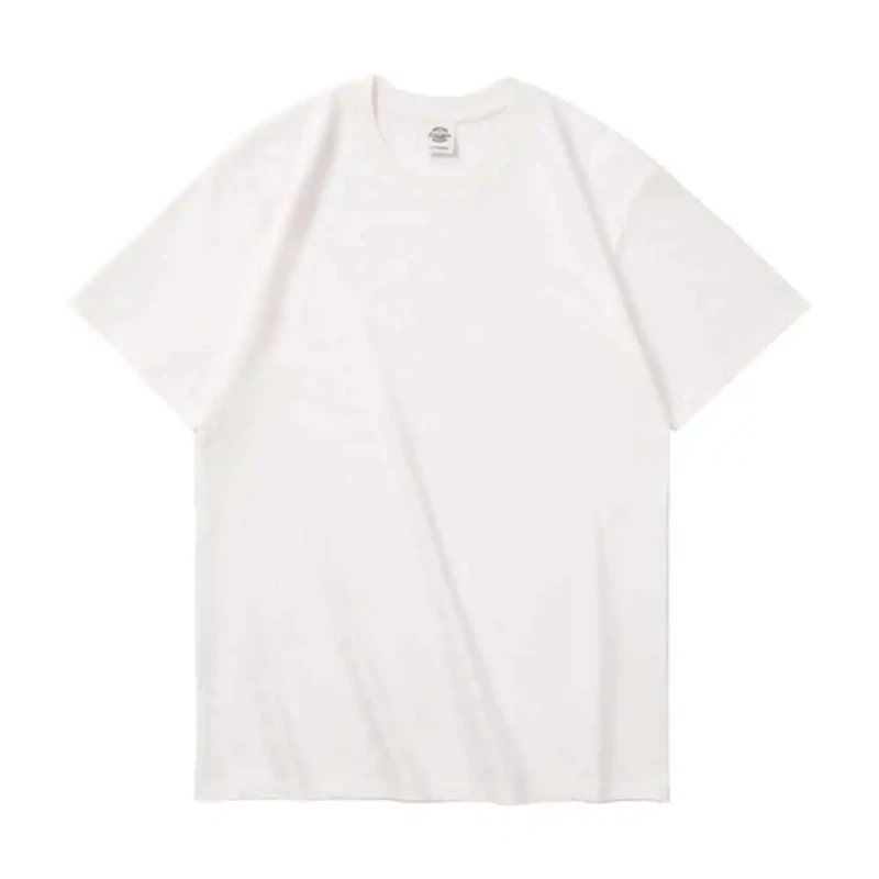 230G-Summer-Cotton-T-Shirt-OEM-ODM-Casual-Style-Soft-Comfortable-Skin-Friendly-Short-Sleeved-Heavy-Weight-Blank-Design-1