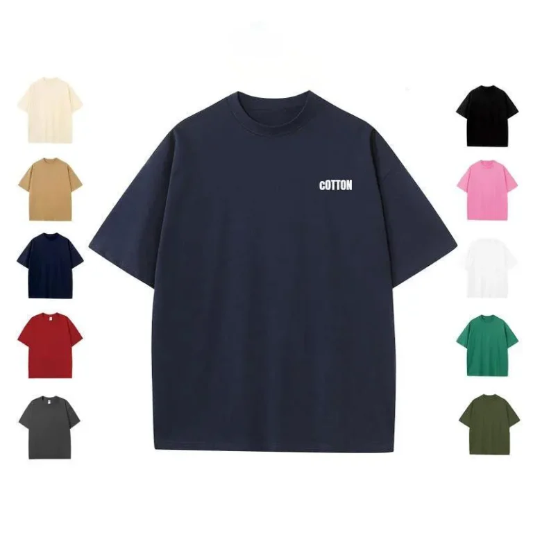 230GSM-Graphic-Oversized-Knitted-Fabric-Retro-DTG-Printed-Logo-Mens-T-Shirt