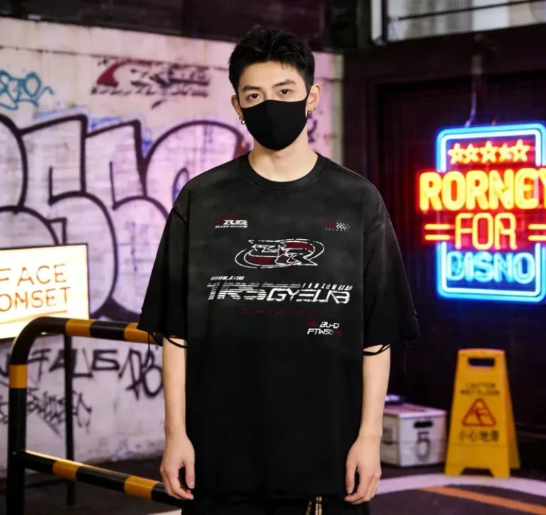 230g-100-Cotton-Crew-Neck-T-Shirt-Washed-Gradient-Cyber-Racing-Graphic-Soft-Edgy-Oversized-Streetwear-for-Summer