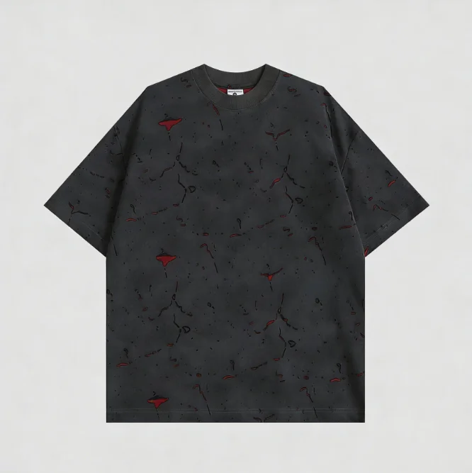 230g-Knitted-Blank-Polyester-Cotton-Round-neck-Solid-T-shirt-Breathable-Anti-Wrinkle-Oversized-Summer-Fashion-Tee