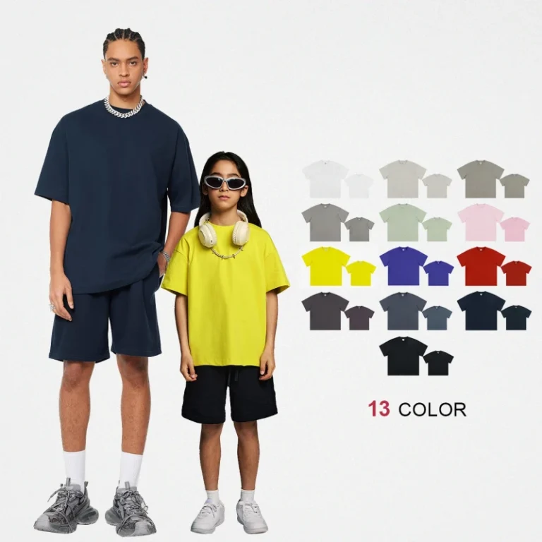230gsm-Cotton-Polyester-Blank-Oversized-Tshirt-Men-Custom-Logo-Printed-Streetwear-Unisex-T-Shirt