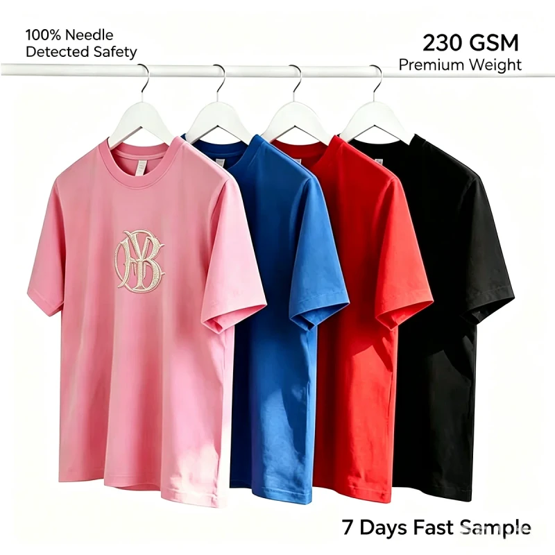 230gsm-Heavyweight-100-Cotton-Blank-T-shirt-Oversized-Boxy-Fit-Tee-Source-Factory