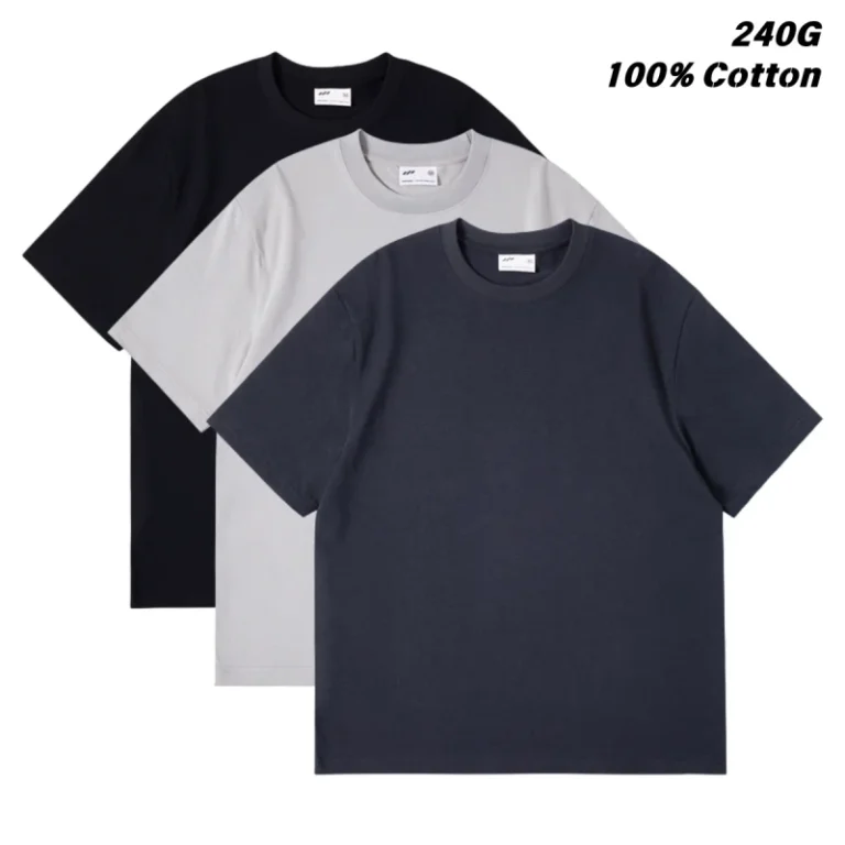 240-Grams-100-Premium-Quality-Cotton-Unisex-Crew-Neck-Blank-Sport-T-Shirt-Men-Casual-Printed-Short-Sleeve-Plus-Szie-T-Shirt
