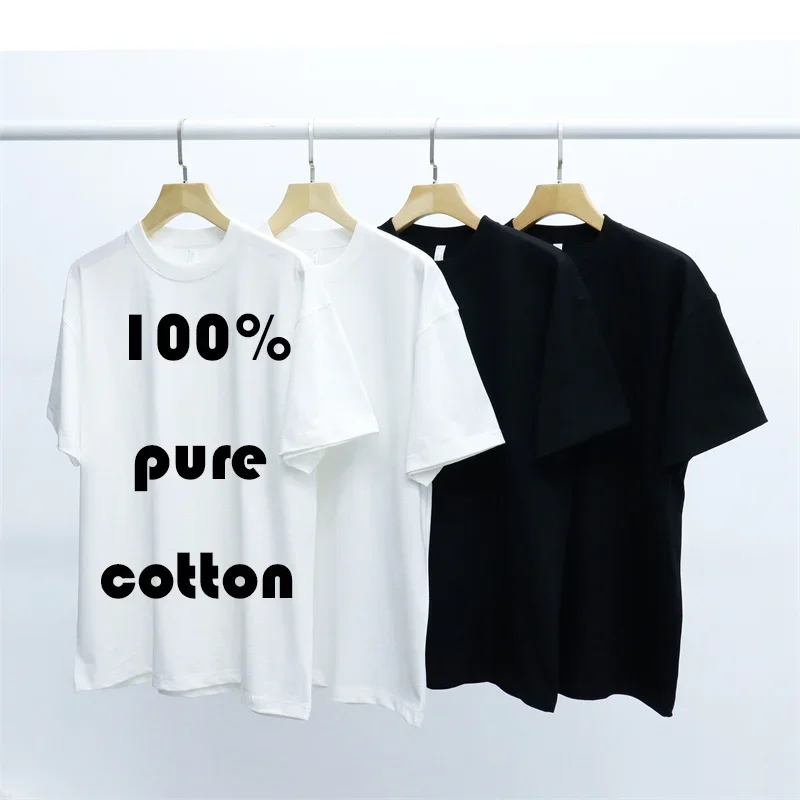 240gsm-Cotton-Mens-T-Shirt-Customized-Blank-Oversized-Street-Style-Washed-Design-1