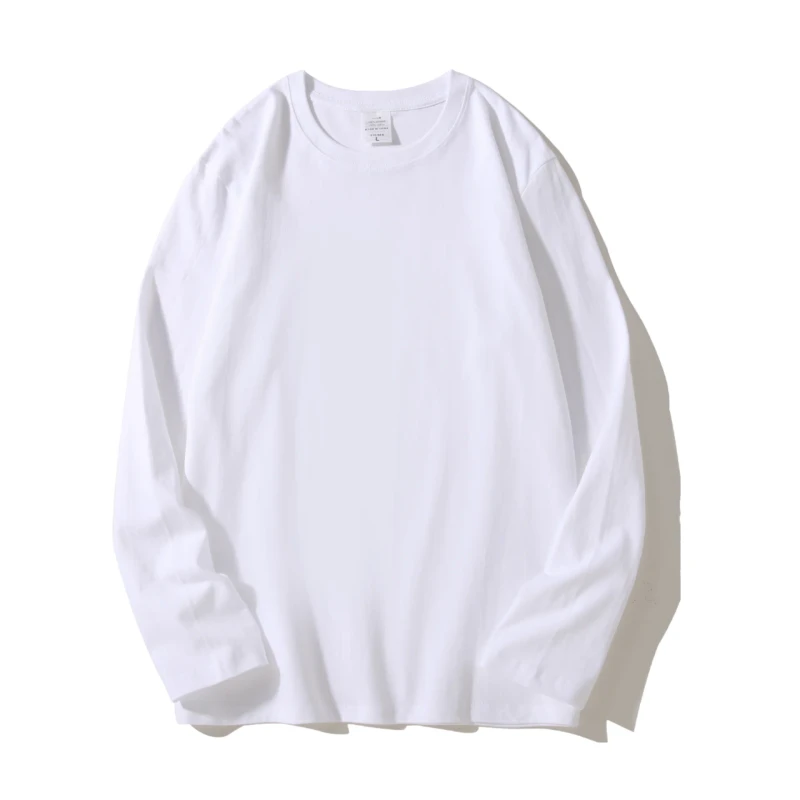 250g-Spring-and-Autumn-Pure-Cotton-High-Quality-Mens-T-shirts-Long-Sleeves