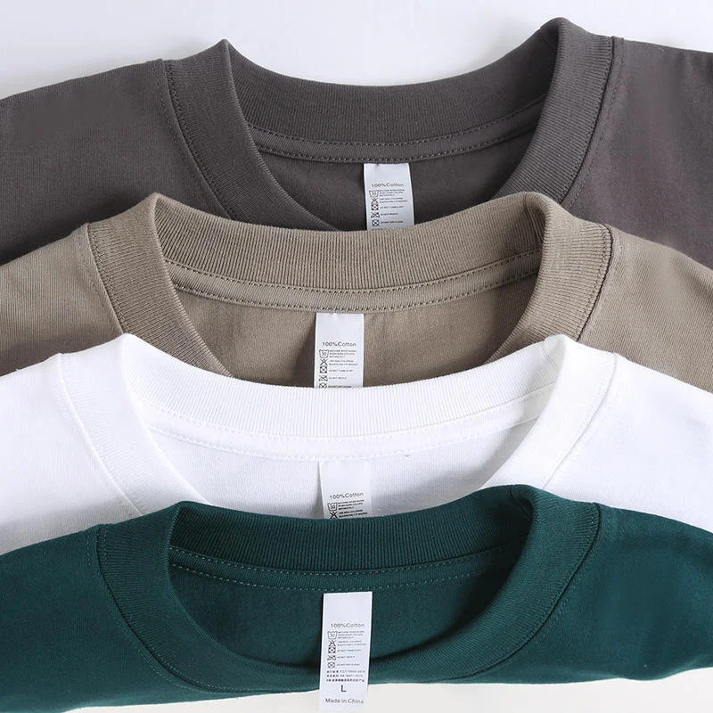 260GSM-100-Cotton-Regular-Fit-Short-Sleeve-O-Neck-Breathable-Unisex-T-shirt-Custom-Logo-Digital-Print-High-Quality