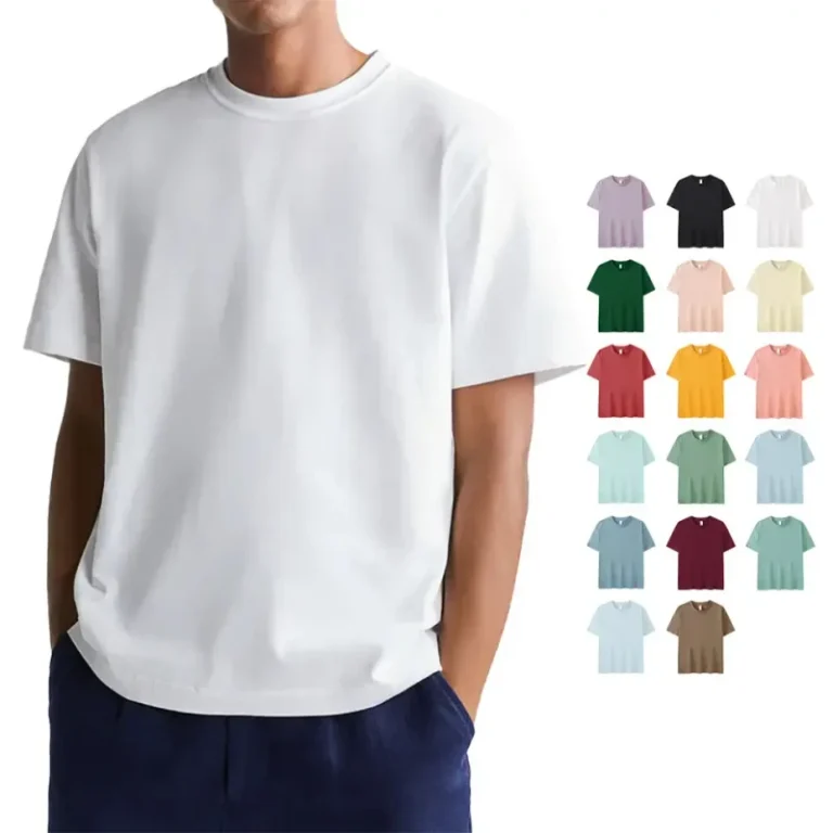 260g-Cotton-T-Shirt-Men-Custom-High-Graphics-Printing-Oversized-Drop-Shoulder-Street-Wear-Heavy-Weight-Plus-Size