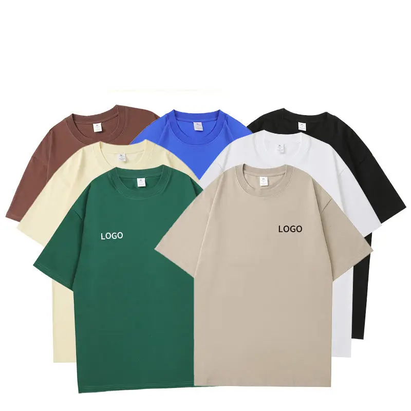 260gsm-100-Organic-Cotton-Tshirt-Oversized-Essentialsed-Customizable-Quality-Fabric-Men-Fashion-T-Shirt