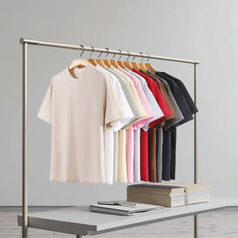 280gsm-Heavyweight-Cotton-Mens-Short-sleeved-O-neck-T-Shirt-Solid-Color-Simple-Loose-Casual-Top-Blank-Design-T-Shirt-1