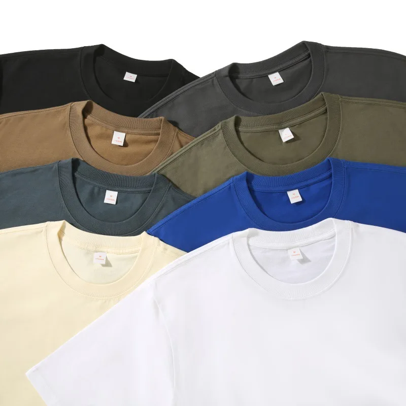 300gsm-100-Organic-Cotton-Tshirt-Oversized-Customizable-Quality-Fabric-Mens-Fashion-T-Shirt