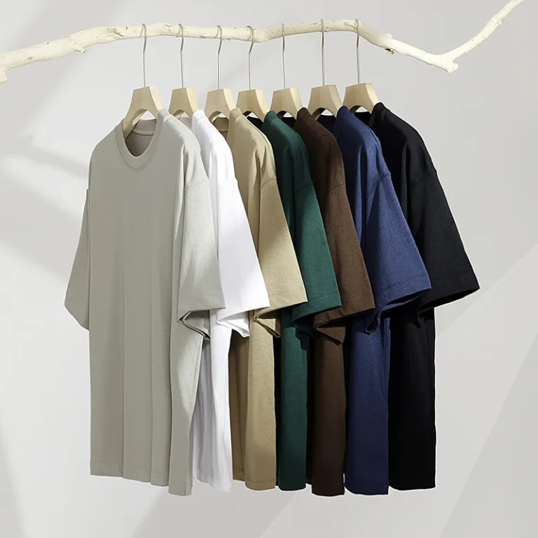 320Gsm-Heavy-Weight-Black-Basic-Dtg-Oversize-Man-Cotton-Plain-T-Shirts-for-Printing-Homme-Unisex