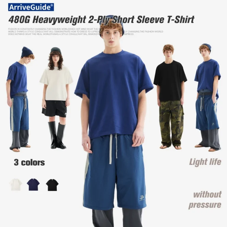 480gsm-Ultra-Heavyweight-100-Cotton-Short-Sleeve-T-Shirt-Knitted-Oversized-Men-T-Shirt