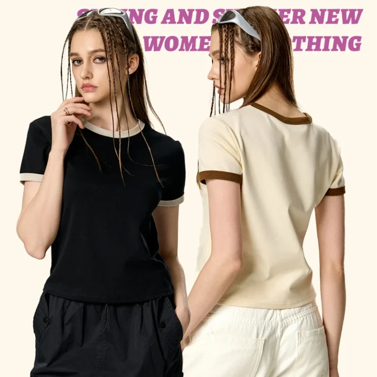 96-Cotton-4-Spandex-230G-Whosale-Summer-Casual-Womens-Crop-Top-Slim-Fit-Custom-logo-T-shirt-Custom-Premium-t-Shirt-Tees-Women