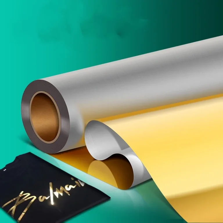 A3-A4-Size-30cm-60cm-Heat-Transfer-Vinyl-PET-Printing-Film-Roll-Hot-Stamping-Silver-Gold-Foil-for-T-Shirt-DTF-Printer-Clothing