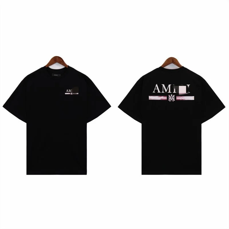 AMI-100-Cotton-Mens-Casual-Graphic-T-Shirts-Custom-Vintage-Summer-Design-Letter-Print-Short-Sleeve-O-Neck-American-New-Clothing