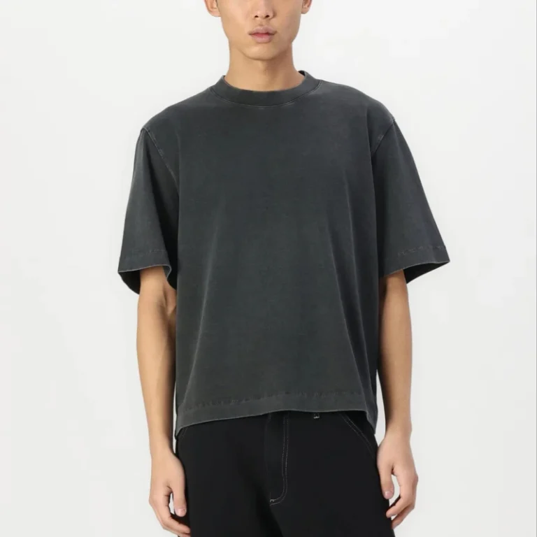 Acid-Wash-Boxy-T-Shirt-with-Heavyweight-Cropped-Design-in-Black-Acid-Wash-Style-for-Men-and-Boys