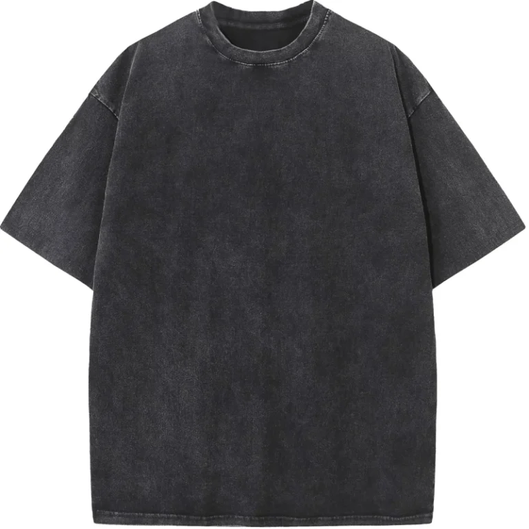 Acid-Wash-Oversized-T-Shirt-100-Cotton-Comfortable-and-Fashionable-Street-Solid-Acid-Wash-T-Shirts