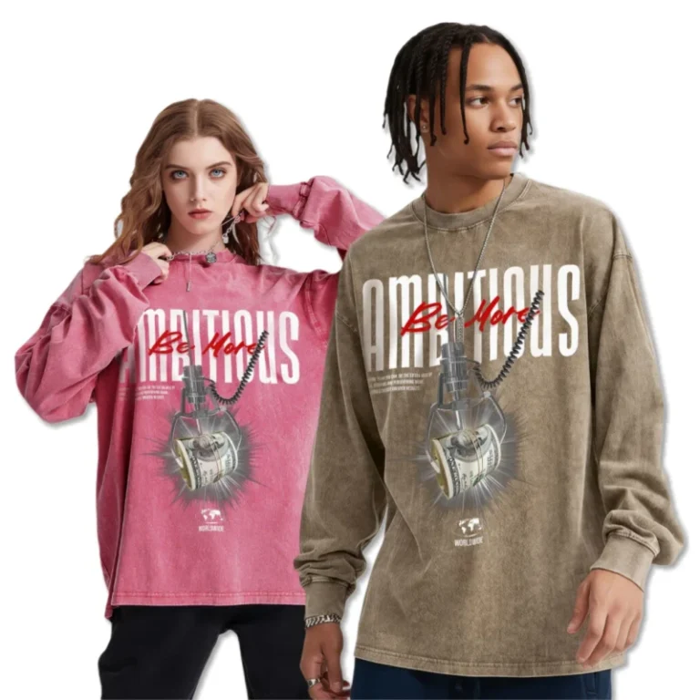 Acid-Washed-Style-Digital-Printing-Custom-Pattern-Front-Oversized-250g-Plus-Size-Casual-Streetwear-Long-Sleeve-T-Shirt-1