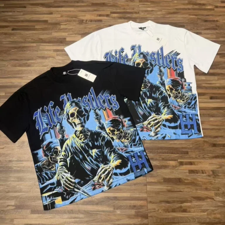 American-Street-Wear-Life-Hustler-Tshirt-Men-Fashion-Designer-Clothes-Skull-Graphic-Mens-Vintage-LH-T-shirts-for-Men
