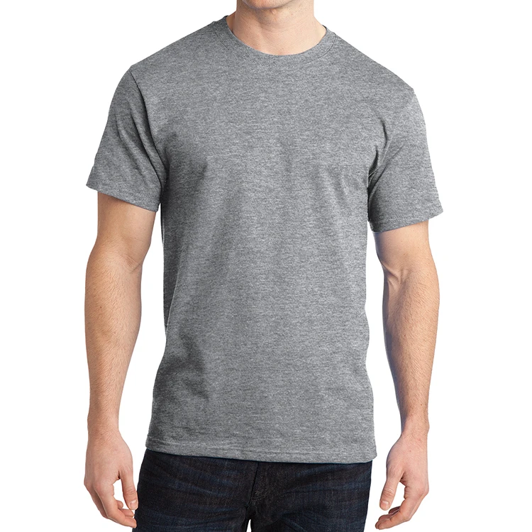 Athletic-Heather-Color-Preshrunk-Ringspun-Men-Blank-Custom-Ring-Spun-Cotton-t-Shirt