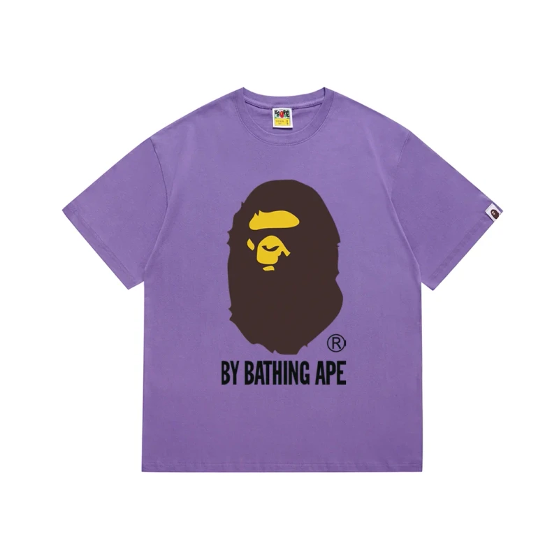 Bapees-Designer-Ape-Shirts-Men-Trendy-Loose-Printed-Sports-T-Shirts-Casual-Style-Brand-Fabric-300-Grams