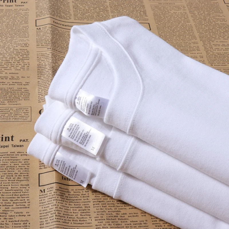 Blank-Cotton-Mens-T-shirt-Custom-logo-Skin-Friendly-Loose-Casual-Short-Sleeve