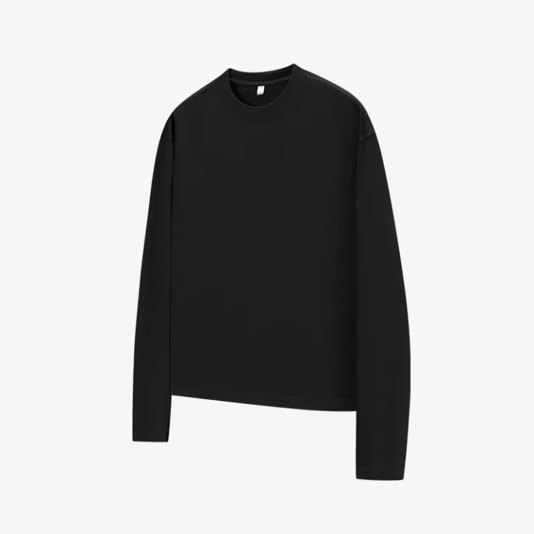 Blank-Cotton-Oversized-Long-Sleeve-Custom-T-Shirt-Mens-High-Quality