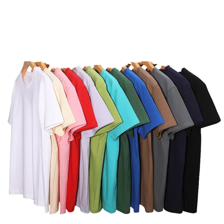 Blank-Men-T-Shirts-100-Cotton-Crew-Neck-Regular-Fit-Heavy-Weight-Solid-Color-for-Printing-for-Outdoor-Sports