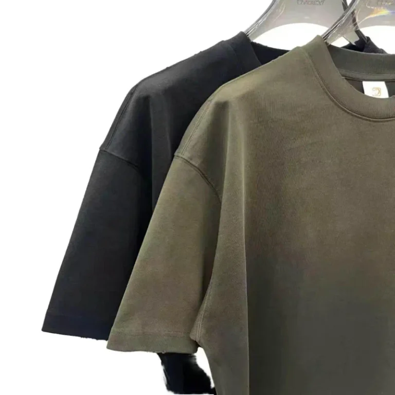 Blank-Mens-T-Shirts-Bulk-Plain-Solid-Color-Round-Neck-Summer-350g-100-Cotton-Short-Sleeve-Mens-Tee-Shirt
