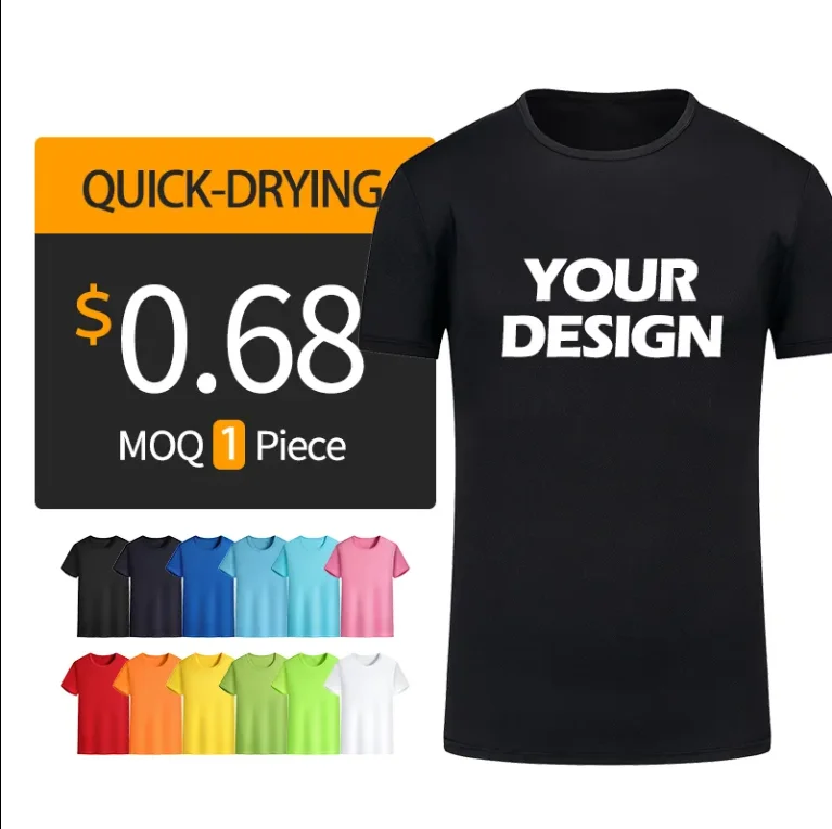 Blank-O-neck-Men-Polyester-Tshirt-Polyester-Print-Customize-T-shirt-T-Shirts-Custom-Printing