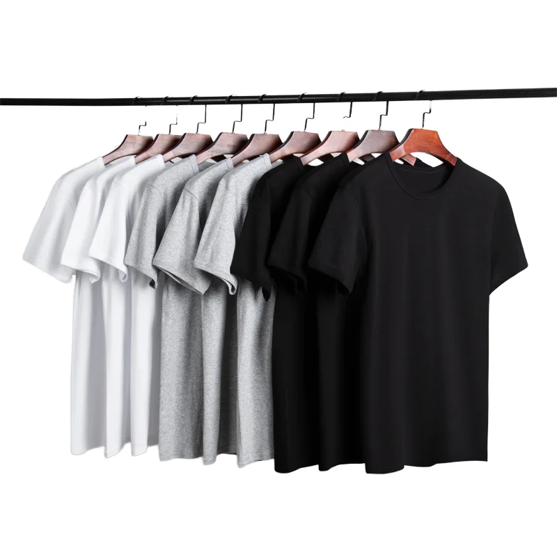Blank-Plain-T-Shirt-Custom-Silk-Screen-Print-Logo-Brand-Polyester-Quick-Dry-Tshirt-Plus-Size-Men-T-shirt-for-Men