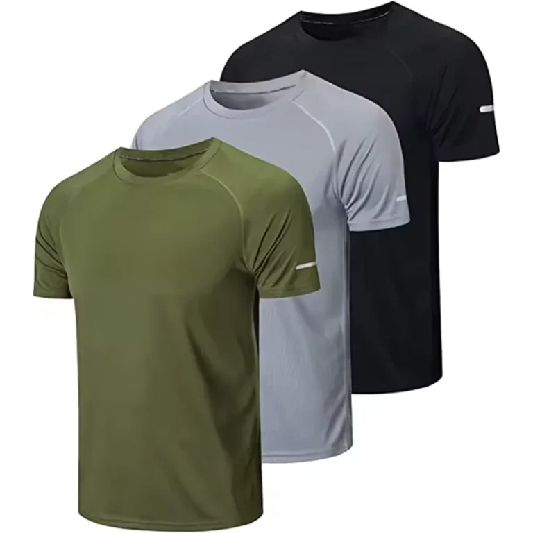 Blank-T-shirt-Short-Sleeve-Mens-100-Polyester-T-shirt-Gym-Sports-Sports-Running-Wear-t-Shirts