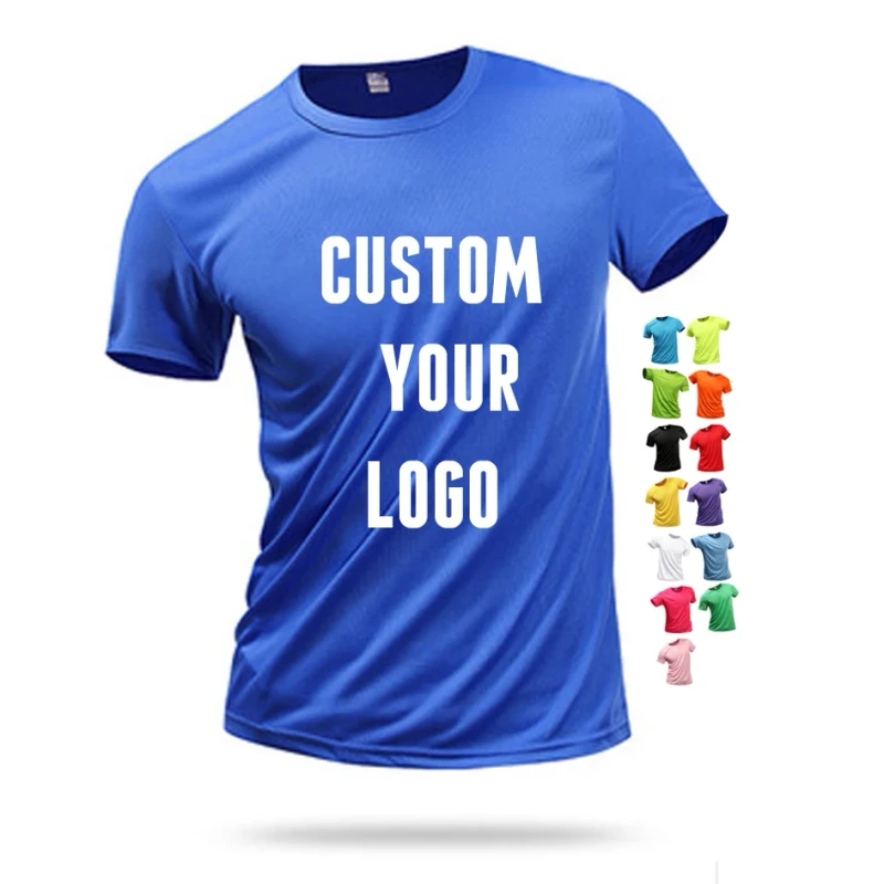 Breathable-200-Gsm-100-Polyester-Running-T-Shirt-Custom-Logo-T-Shirt-Plain-Streetwear-Mens-T-Shirt