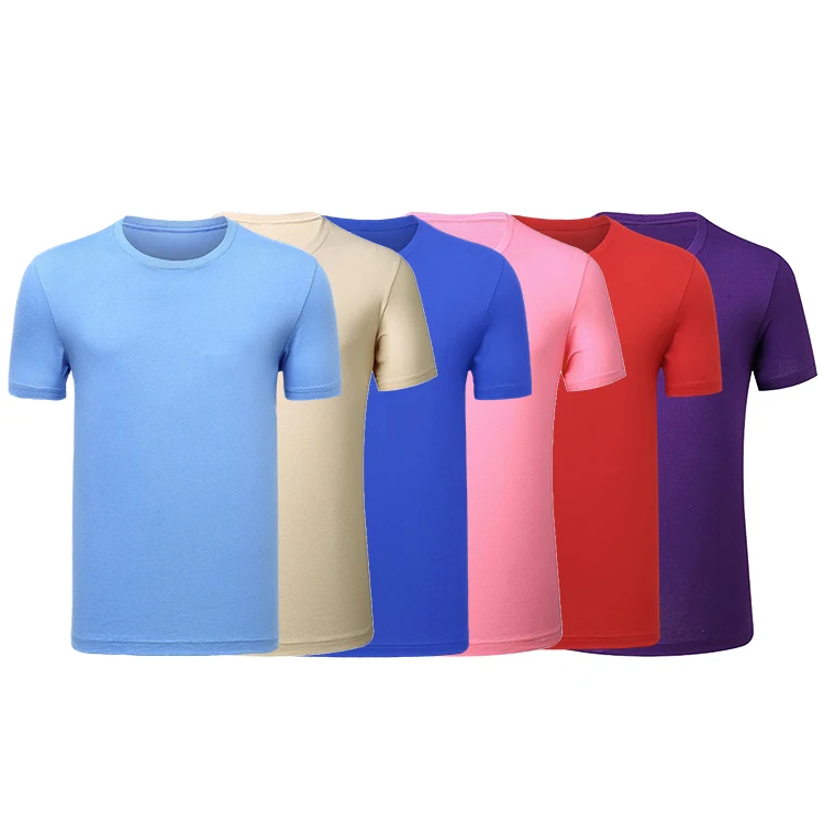 Breathable-Eco-Friendly-Anti-Pilling-O-neck-Short-Sleeve-Plus-Size-Blank-Knitted-100-Organic-Cotton-Mens-T-Shirts