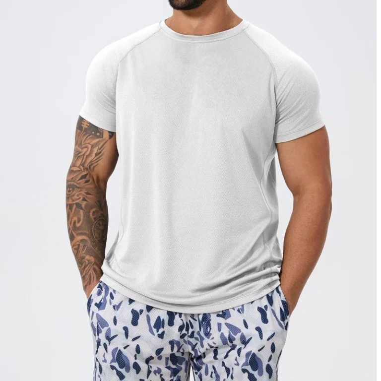 Breathable-Gym-Running-Tee-Personalized-Short-Sleeve-Active-Wear-for-Men-Skin-Friendly-Custom-T-Shirt-Sport