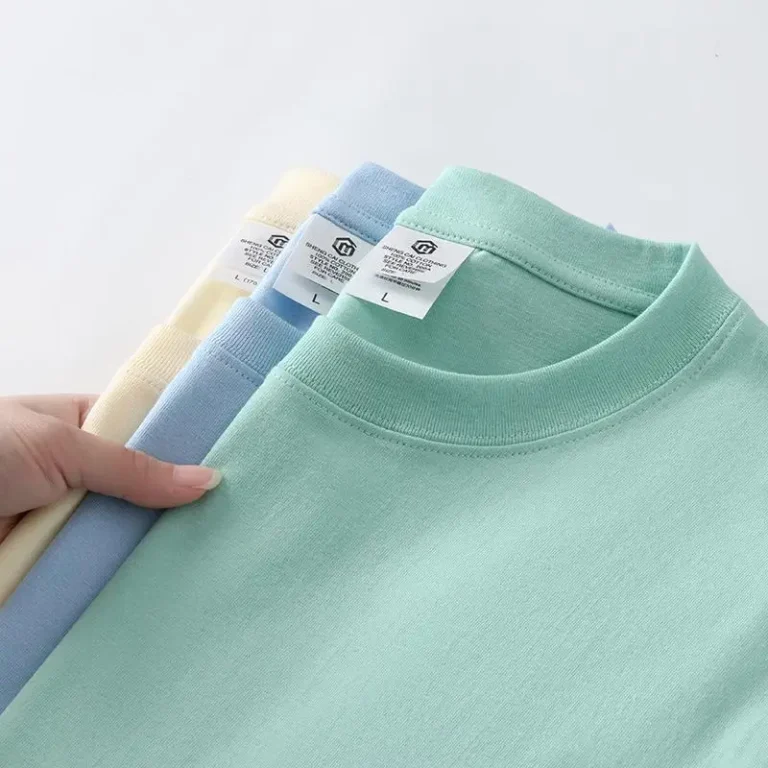 Breathable-High-quality-T-shirts-Selling-Multi-Color-230gsm-T-shirts-Custom-Logo-Printing-Machine-T-shirts-Men