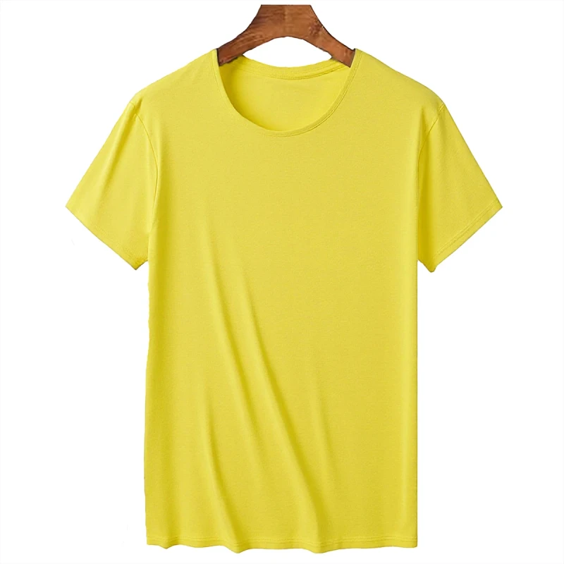 Breathable-Organic-Bamboo-Cotton-Tshirt-Men-Women-Bamboo-Short-Sleeve-Blank-Solid-Color-T-shirts-T-Shirt-for-Men-Women