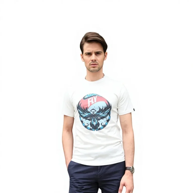 Bulk-Blank-Plus-Size-Breathable-Knitted-100-Cotton-White-T-Shirt
