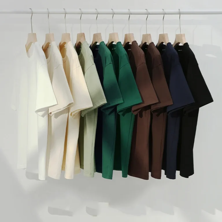 Bulk-High-Quality-100-Cotton-Terry-Oversized-Unisex-Boxy-Drop-Shoulder-Tshirt-300-Gsm-Plain-Blank