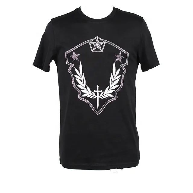 Bulk-Mens-Custom-Printing-100-Cotton-T-Shirts-Plain-Black-Sublimation-Pro-Club-Graphic-T-Shirts-O-Neck-Plus-Size