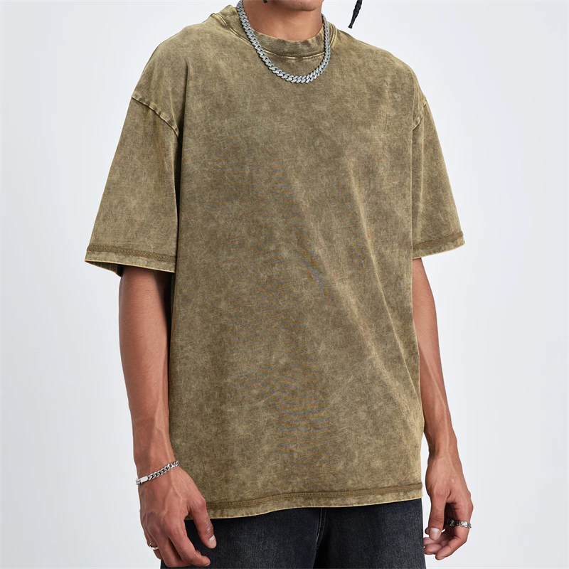 Bulk-Supplier-High-Quality-Mens-Batik-T-Shirts-Custom-Washed-Cotton-Streetwear-Vintage-Oversize-T-Shirt-for-Men