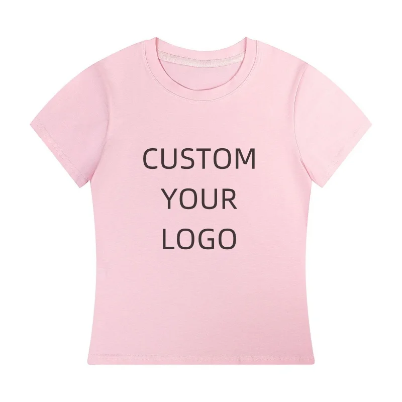 Byval-Oem-Service-Womens-Knitted-100cotton-Short-Sleeve-t-Shirt-Custom-logo-Printed-Breathable-O-Neck-Casual-Tops