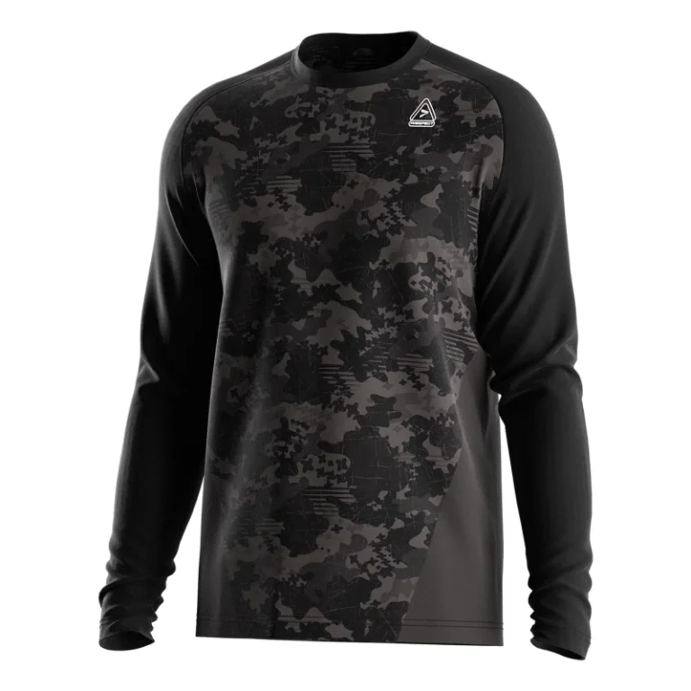 Camou-Performance-T-shirt-with-Quick-Dry-Elastic-Fabric-Athletic-Fit-and-Personalized-Pattern-for-Gym-Training-and-Daily-Wear